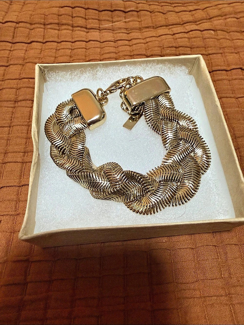 Mika Gold-Tone Statement Bracelet - Like New